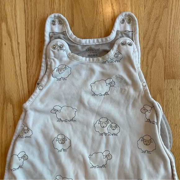 Woolino Cozy Sheep Print Kids Pajama Sleep Sack - Picture 3 of 4